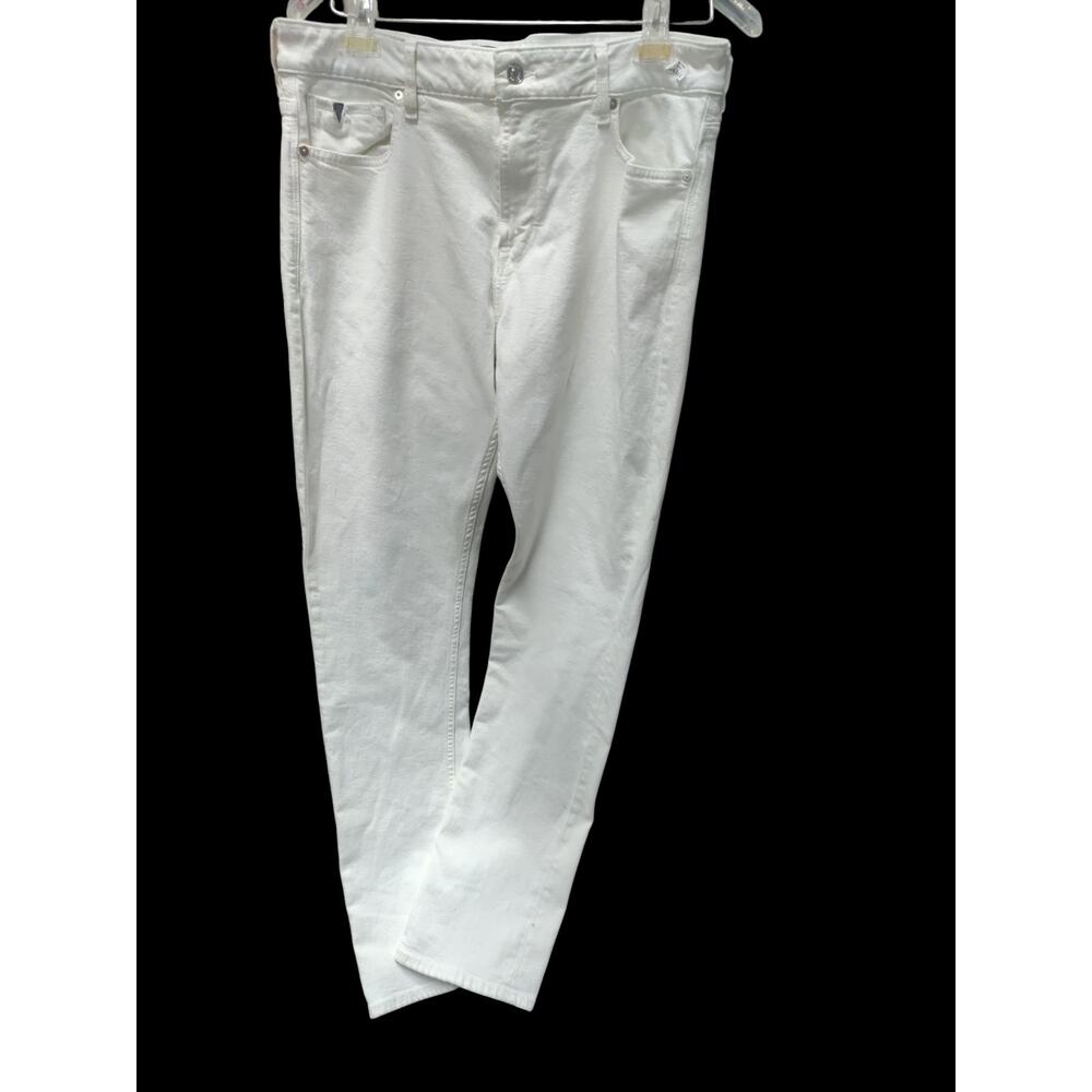Guess mens slim tapered fit white jeans-size 36 x 32